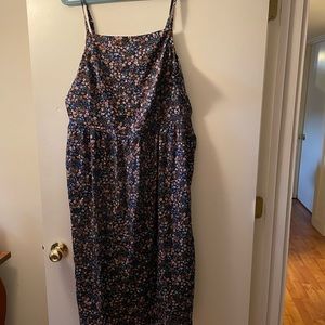 EUC Flowered tank dress